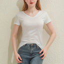 Women’s Classic Cotton T-Shirt – Casual Round Neck Basic