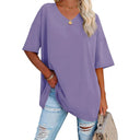 Oversized V-Neck T-Shirt – Casual Tunic Style