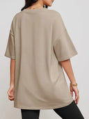 Oversized V-Neck T-Shirt – Casual Tunic Style